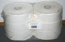 Toilettenpapier Jumbo, 2-lagig, Zellstoff, 6 Rollen