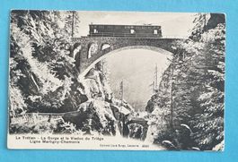 Le Tretien - Viaduc - Chemin de Fer Martigny-Chamonix - 1907