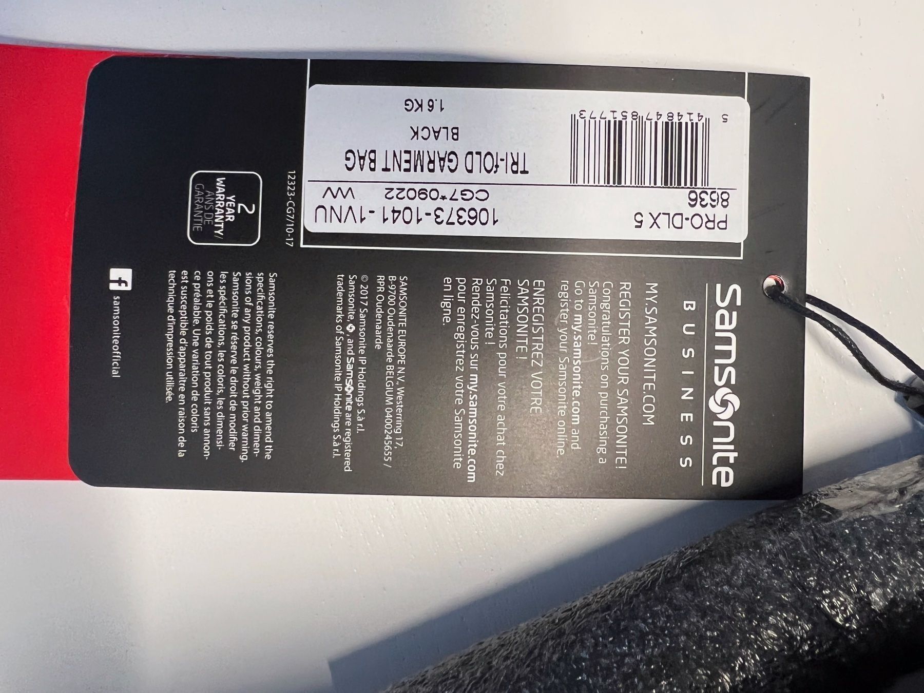 Valigie: SAMSONITE  Kleidersack "Pro DLX 5" - NEU – Nuovo e nell'imballaggio originale da Mellingen venduto da Shane76 1