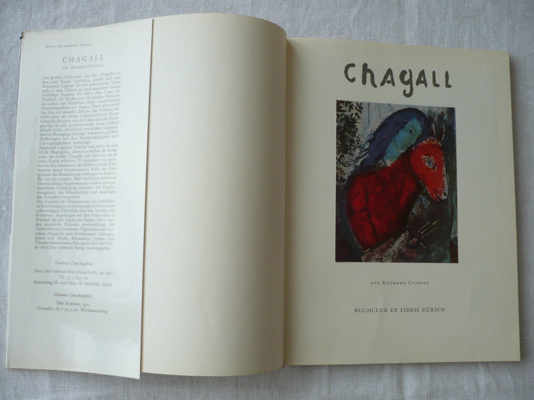 Bücher: CHAGALL von Raymond Cogniat – Gebraucht aus Zürich von saltandpepper008 1