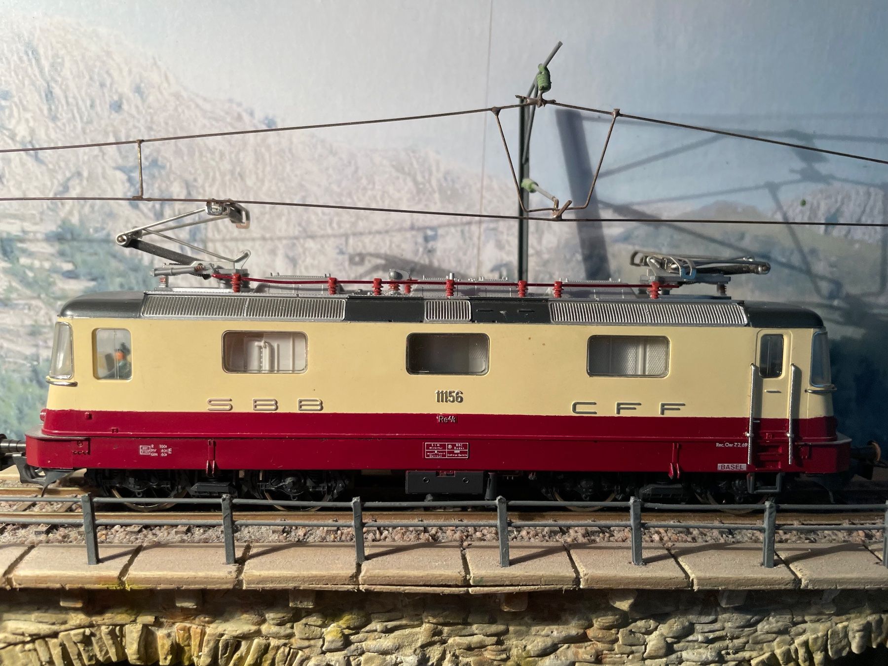 Fleischmann Modellini di ferrovie: Fleischmann HO 4341 Re 4/4 TEE SBB analog – Usato da Rorschach venduto da Karotten 3
