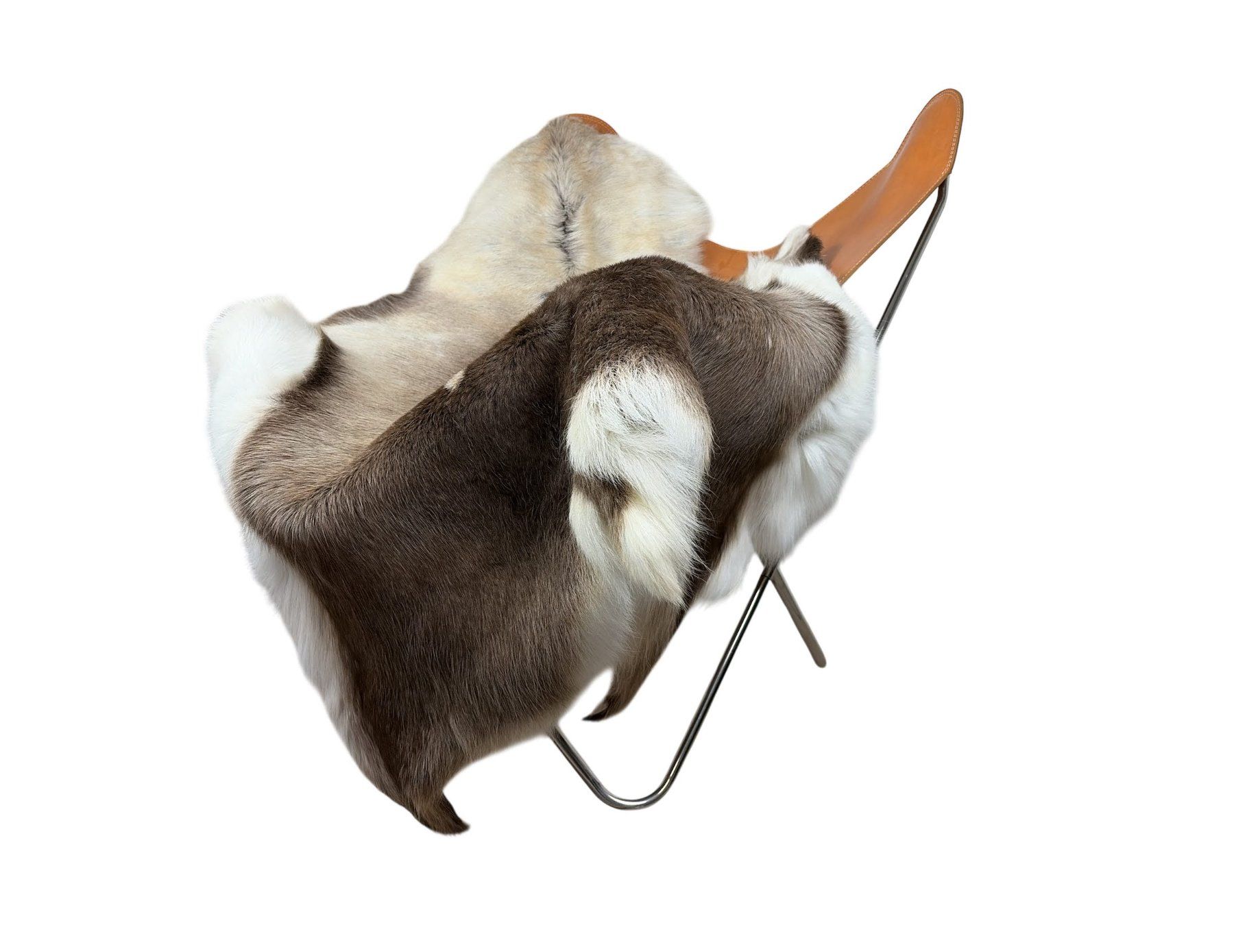 Tappeti: Echtes Rentierfell mit Silikon behandelt – Nuovo e nell'imballaggio originale da Arbedo venduto da patagonialeatherrugs 1