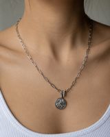 Handgefertigte Kette Edelstahl wasserfest Engel