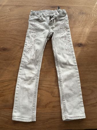 H&M Jeans Gr. 116 mit Strass, Top Zustand für Herbst!