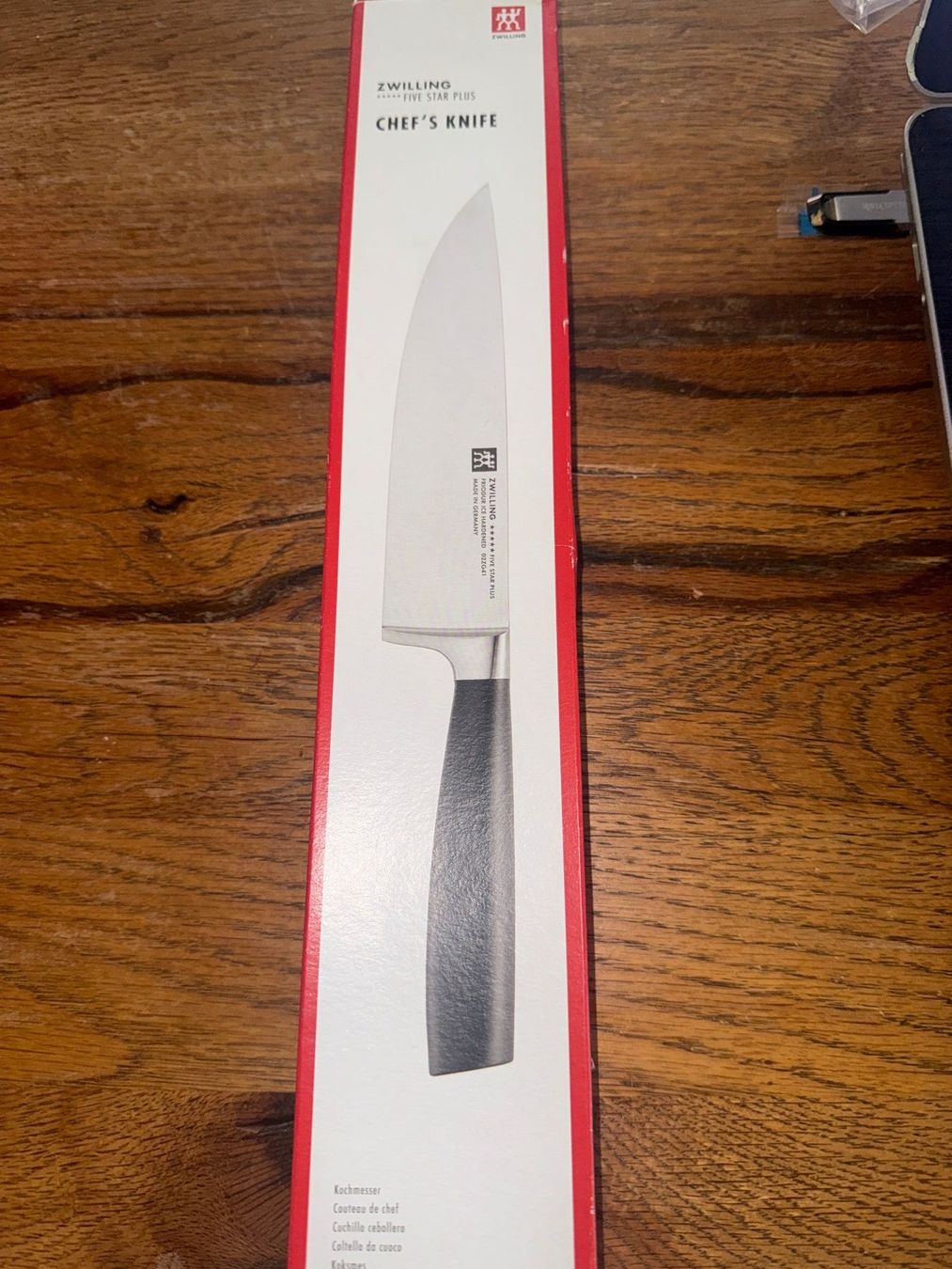 Coltelli da cucina: Zwilling FIVE STAR PLUS Chef`s Knife - Kochmesser – Nuovo e nell'imballaggio originale da Teufenthal AG venduto da MeineSchatztruhe