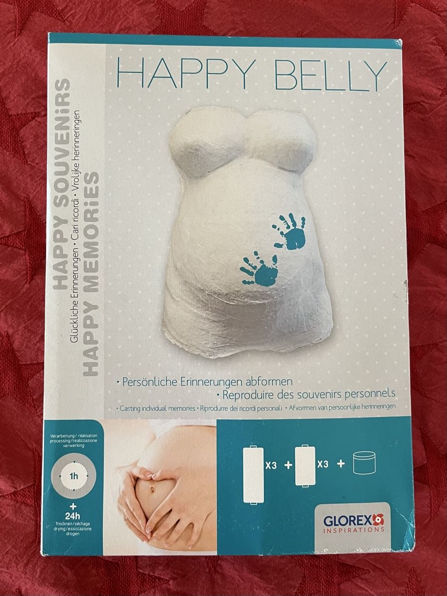 Glorex Kit bricolage: NEU! Happy Belly Gipsabdruck Set – Nuovo e nell'imballaggio originale da Basel venduto da JJ.Elena
