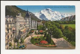 AK ca.1915  Interlaken Höheweg  mit Jungfrau