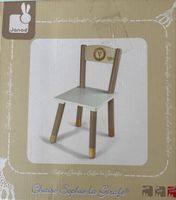 Chaise en bois Sophie la Girafe pour enfant, marque Janod