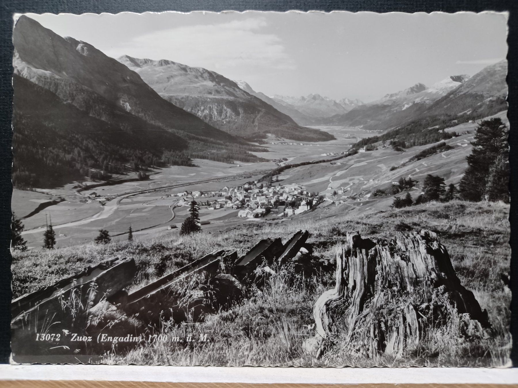 Ansichtskarten: No. 13072, Zuoz (Engadin) – Gebraucht aus Aarau Rohr von mgvw