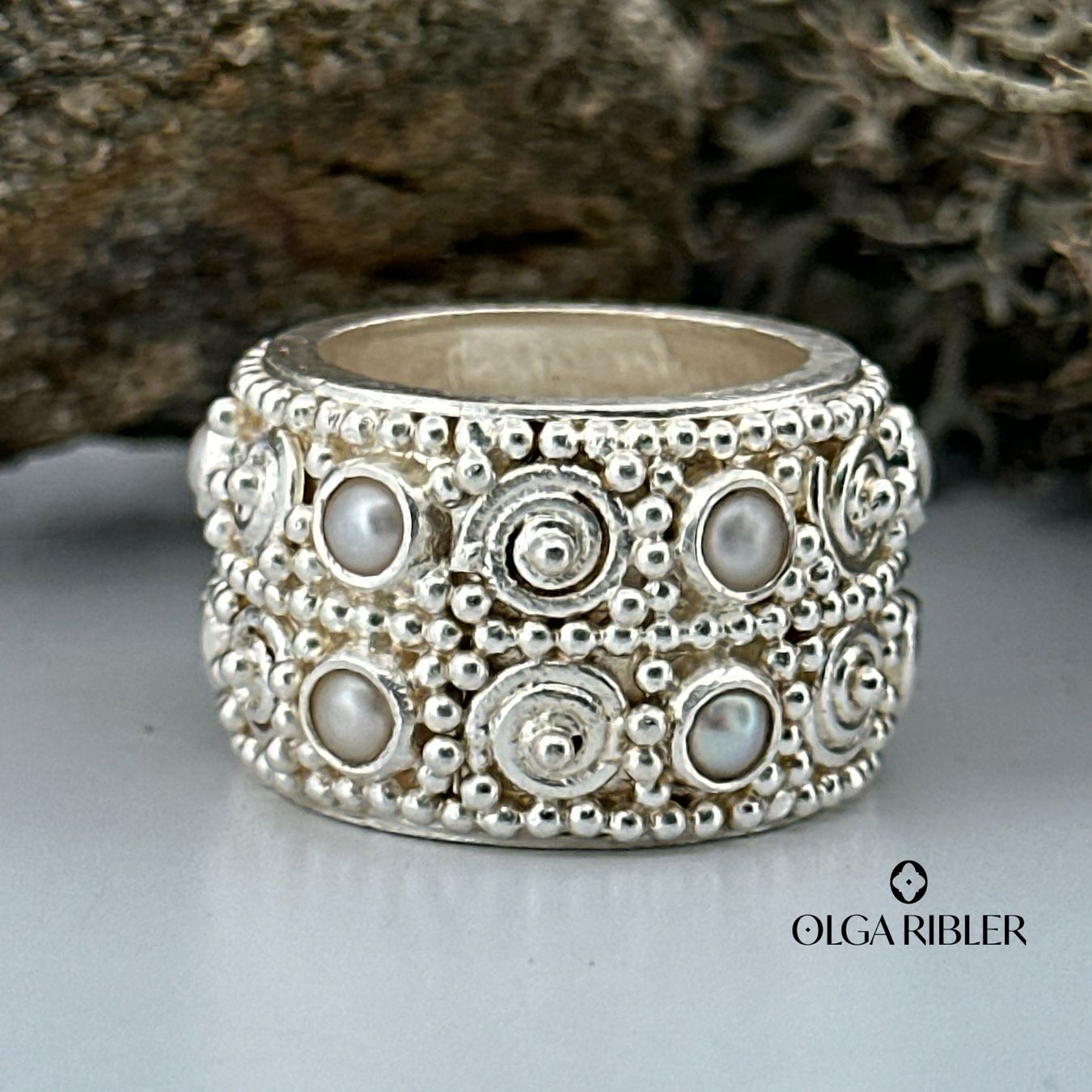 Olga Ribler Ringe: Statement Silber Ring 925  Grösse 55 – Neu (gemäss Beschreibung) aus Luzern von Schmuckoutlet 5