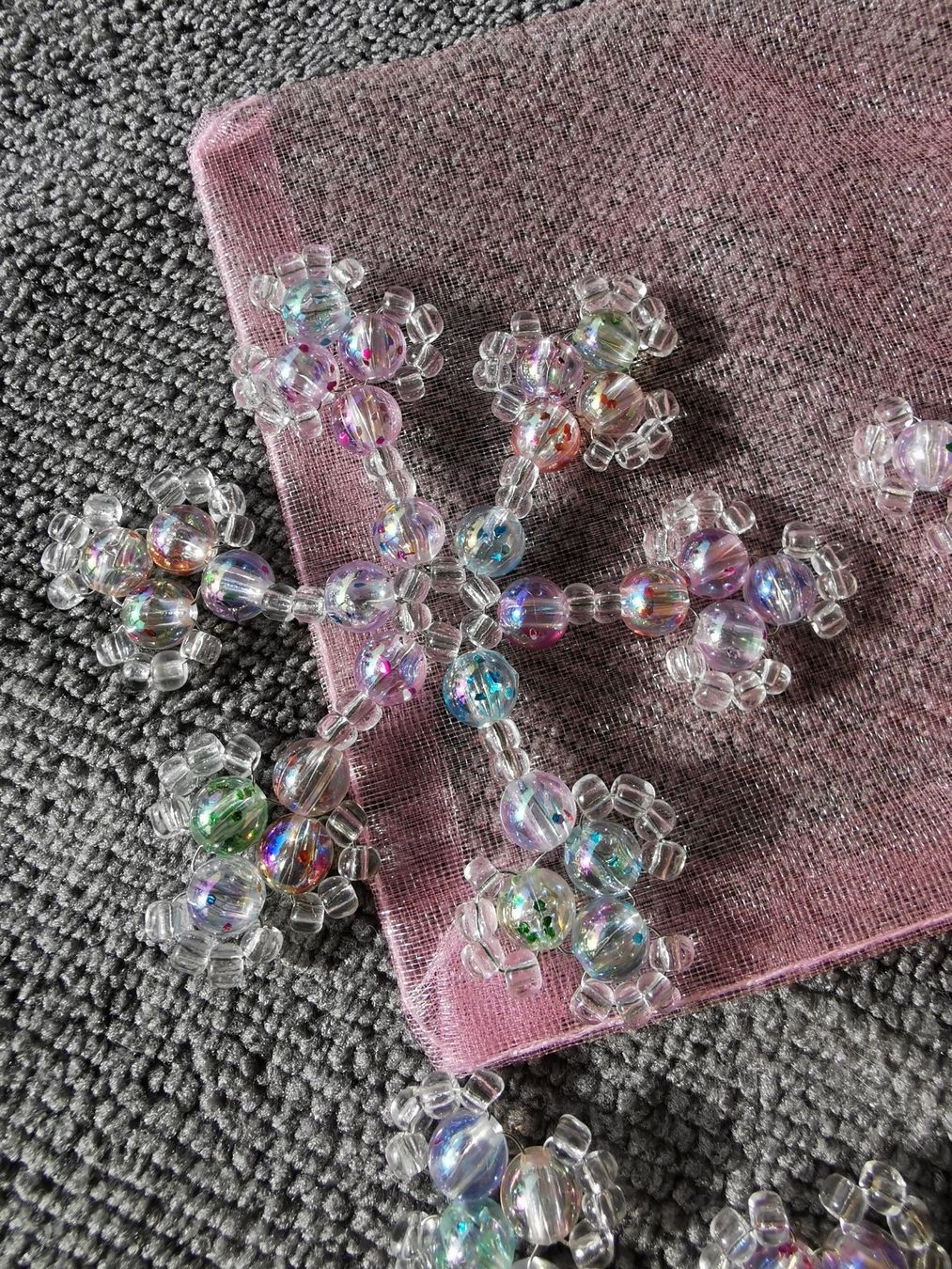 Tutte le decorazioni: 4 Stk.Schneestern, Baumschmuck, Weihnachtsdeko handgemacht – Nuovo e nell'imballaggio originale da Bremgarten AG venduto da Angie_77 1