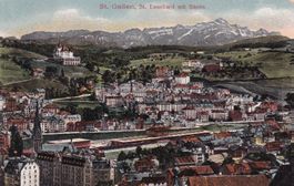 St. Gallen St. Leonhard mit Säntis