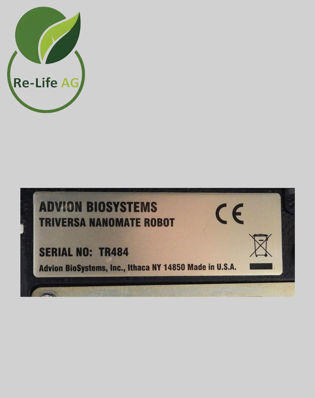 Alle Maschinen: Advion Biosystems | Triversa Nanomate Robot – Gebraucht aus Reinach BL von Re-LifeAG_Labor 6