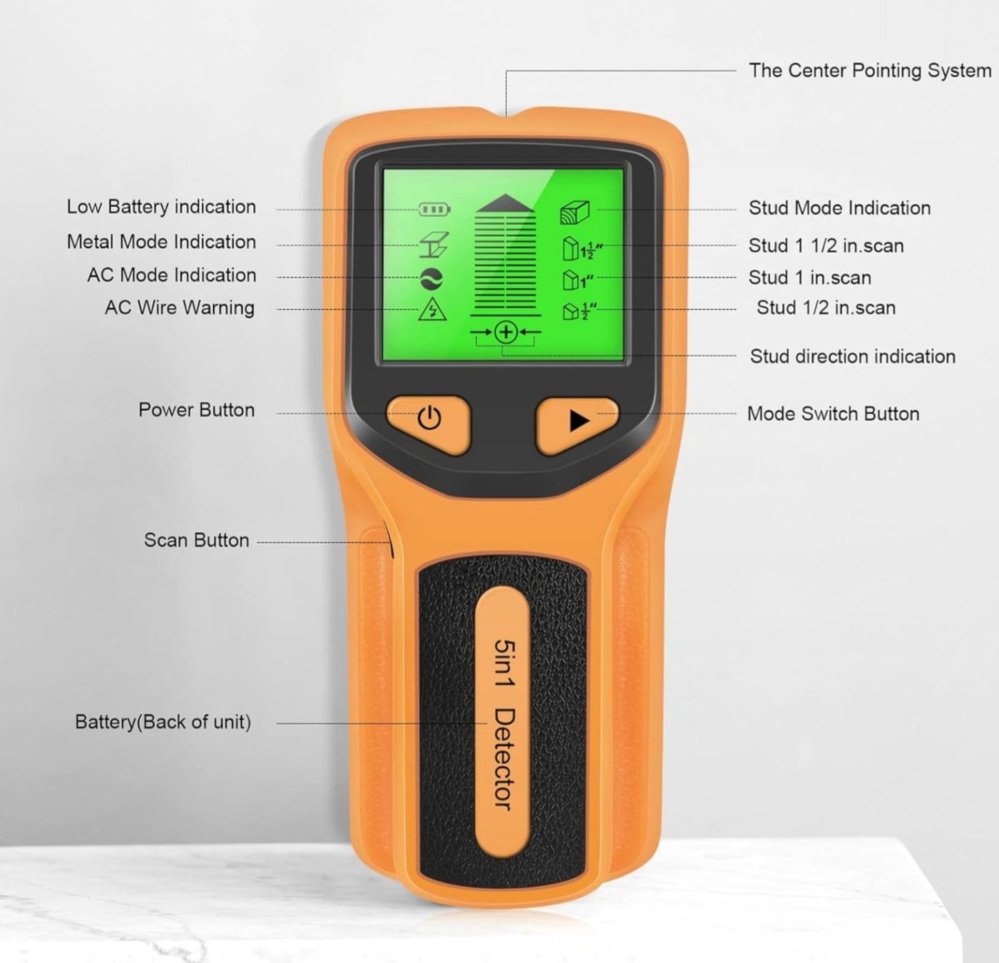 Misurare: Wall Stud finder  / Wandscanner – Nuovo (secondo la descrizione) da Klingnau venduto da Canep87 4