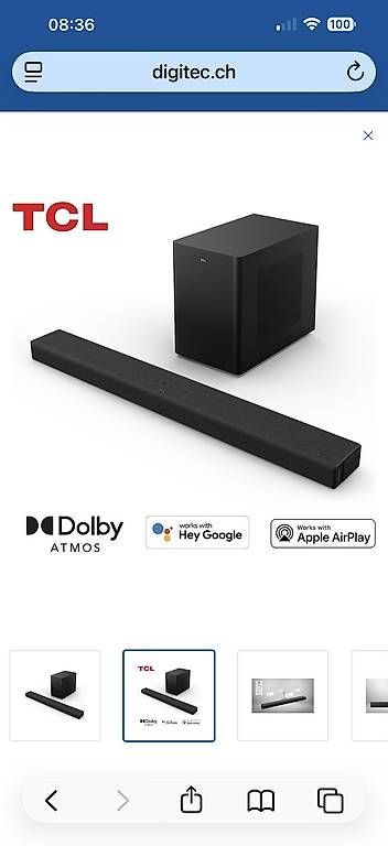 Home Cinema: Soundbar TCL – Usato da Marthalen venduto da koschi1972