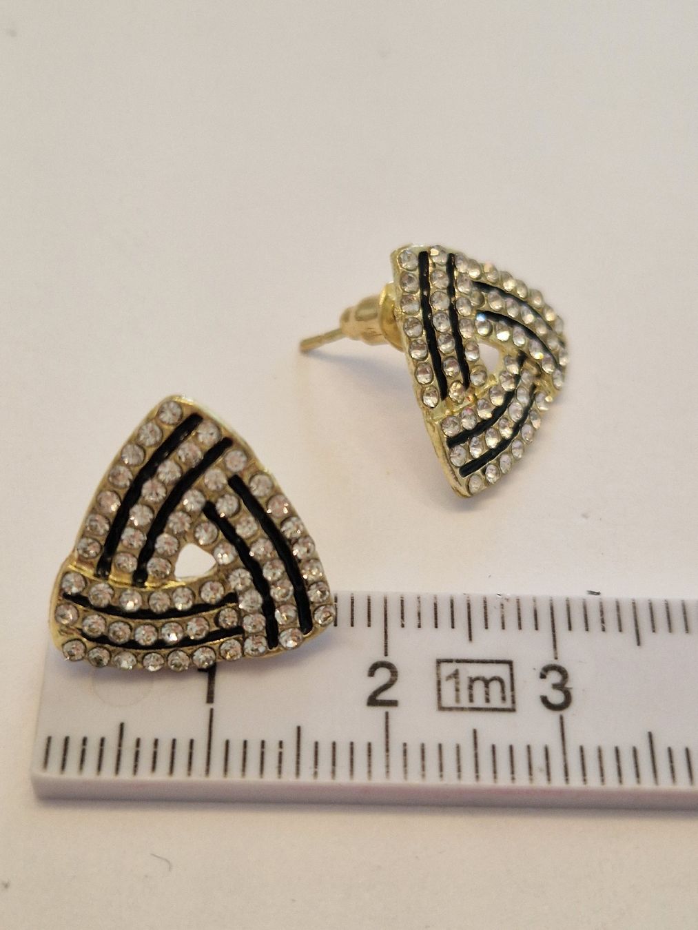 Ohrringe & -stecker: Sehr schöne Ohrringe mit Strass,  Strasssteine,  Clips, – Neu (gemäss Beschreibung) aus Arlesheim von Vera6 1