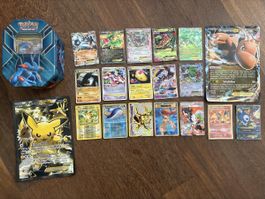 Pokemon Sammlung mit Box