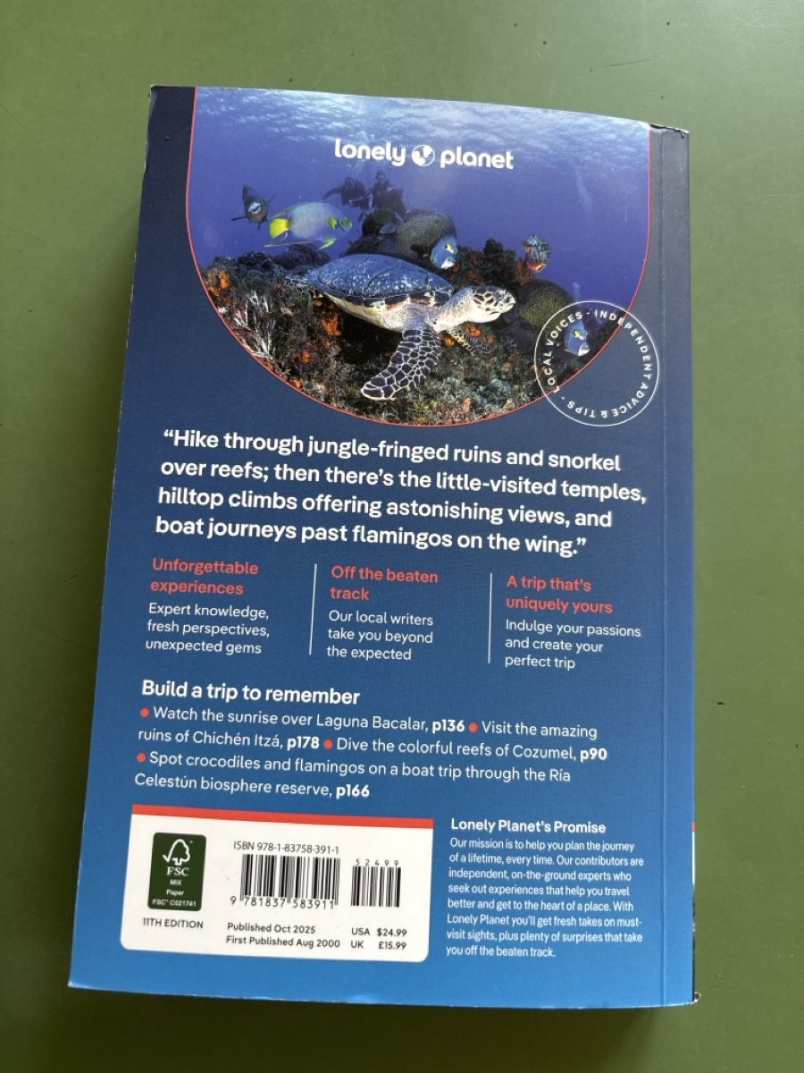Libri: Lonely Planet 2025 Mexico Yucatan – Nuovo (secondo la descrizione) da Zürich venduto da lavona 1