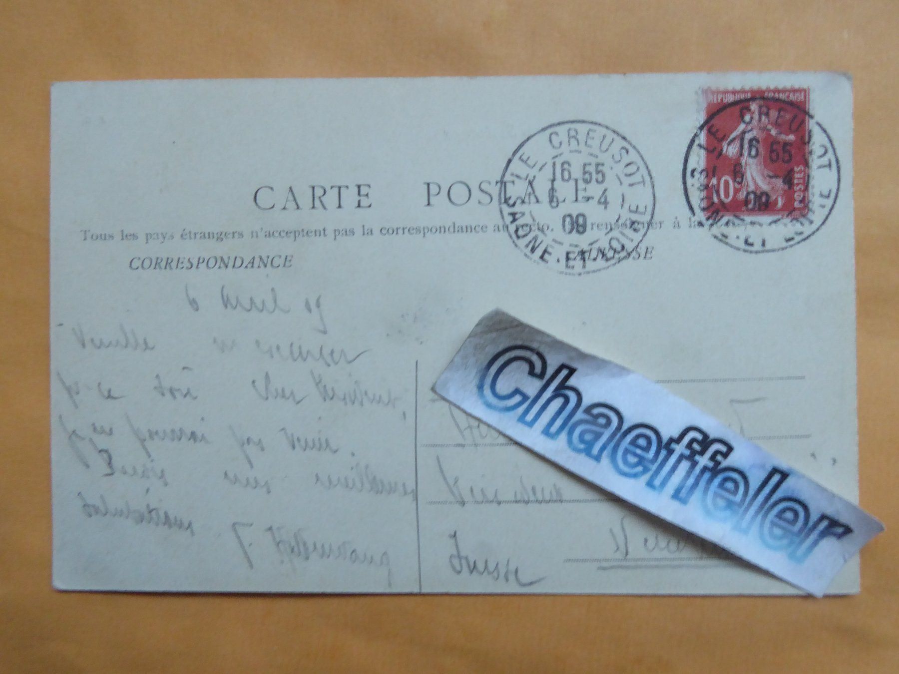 Cartoline postali: 32. Le Creusot - Puits St-Antonie – Usato da Zürich venduto da Chaeffeler 1