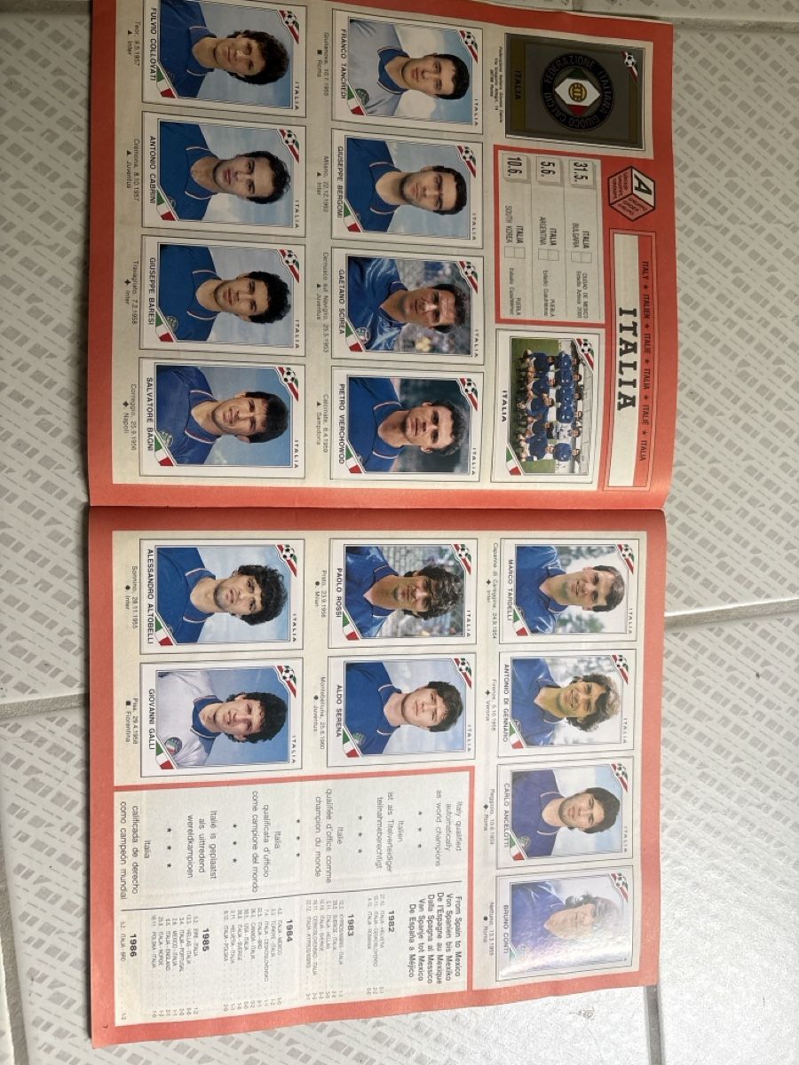 Panini Album: Panini WM Mexico 86  – Usato da Geroldswil venduto da Fiury 1