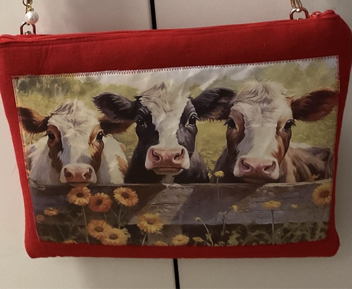 Borse: Filztasche mit Kühen – Nuovo (secondo la descrizione) da Schaffhausen venduto da grogga 1