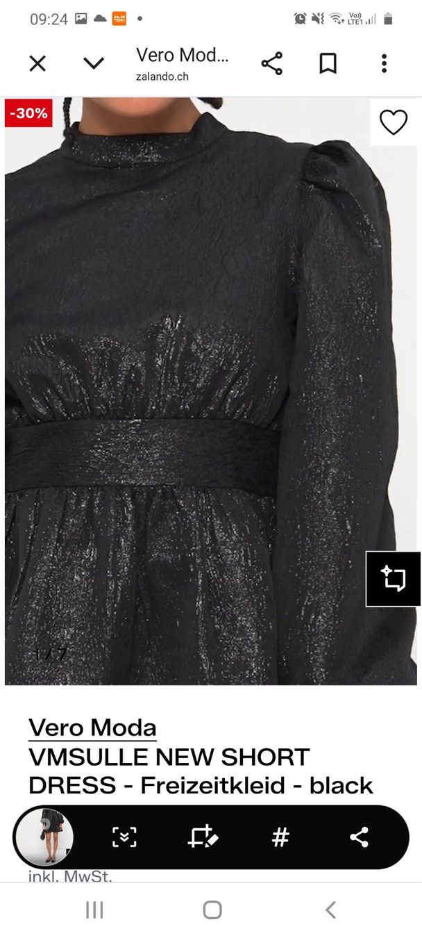 Kleider: Elegantes, schwarzes Kleid - – Gebraucht aus Zofingen von nena-0809 7