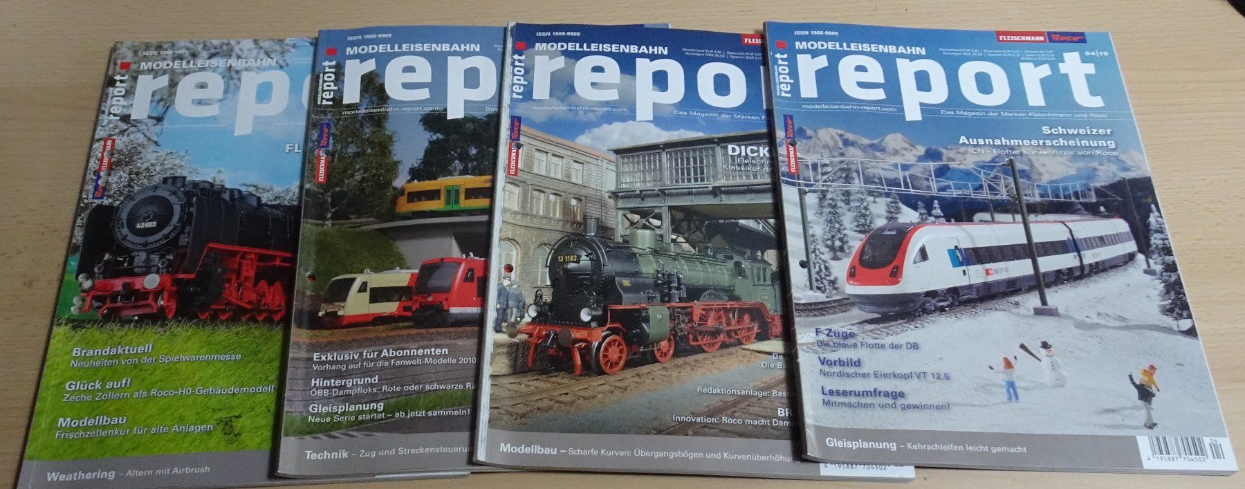 Riviste & Magazine: 10 Stück Roco Modellbahn Report 4/08 - 1/11 – Usato da Grossaffoltern venduto da berner85 3