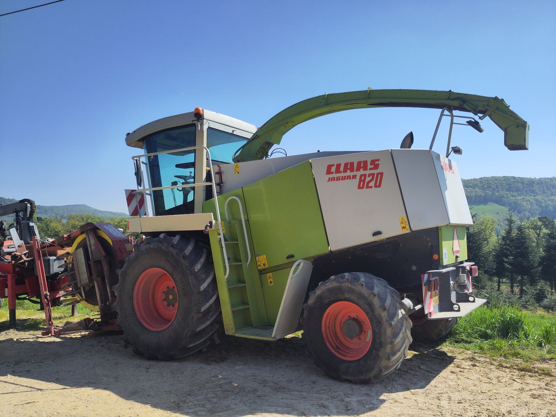 Claas Trinciatrici: Selbstfahrhäcksler Claas Jaguar 820 – Usato da Titterten venduto da Dinu1212 1