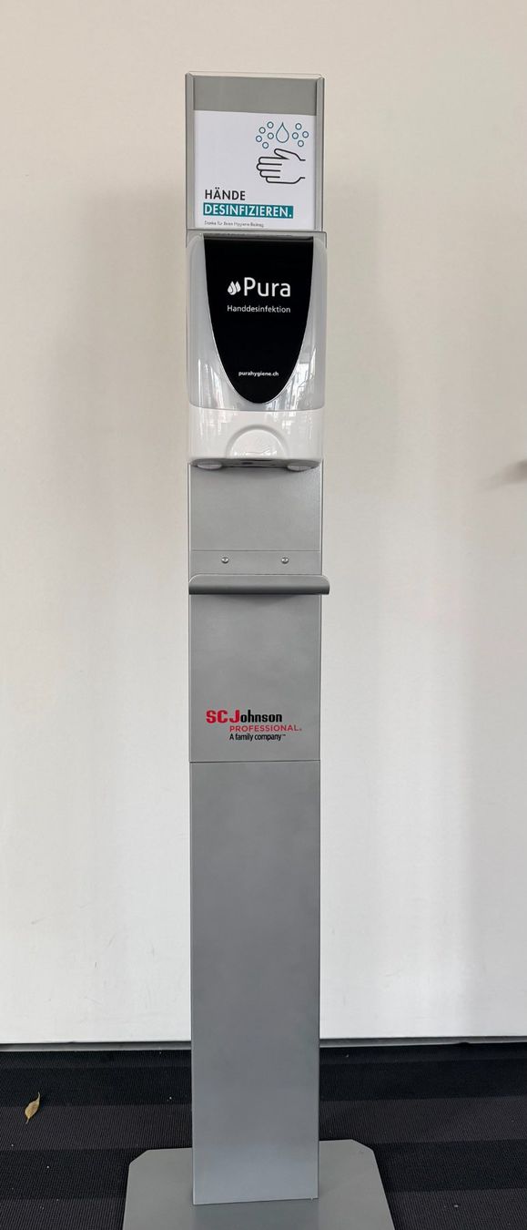 Pulizia & Igiene: Handdesinfektionssäule PURA fabrikneu – Nuovo e nell'imballaggio originale da Winterthur venduto da I.O.2016