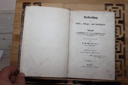 Liederschatz für Volks-, Bürger-, und Realschulen - ca. 1840
