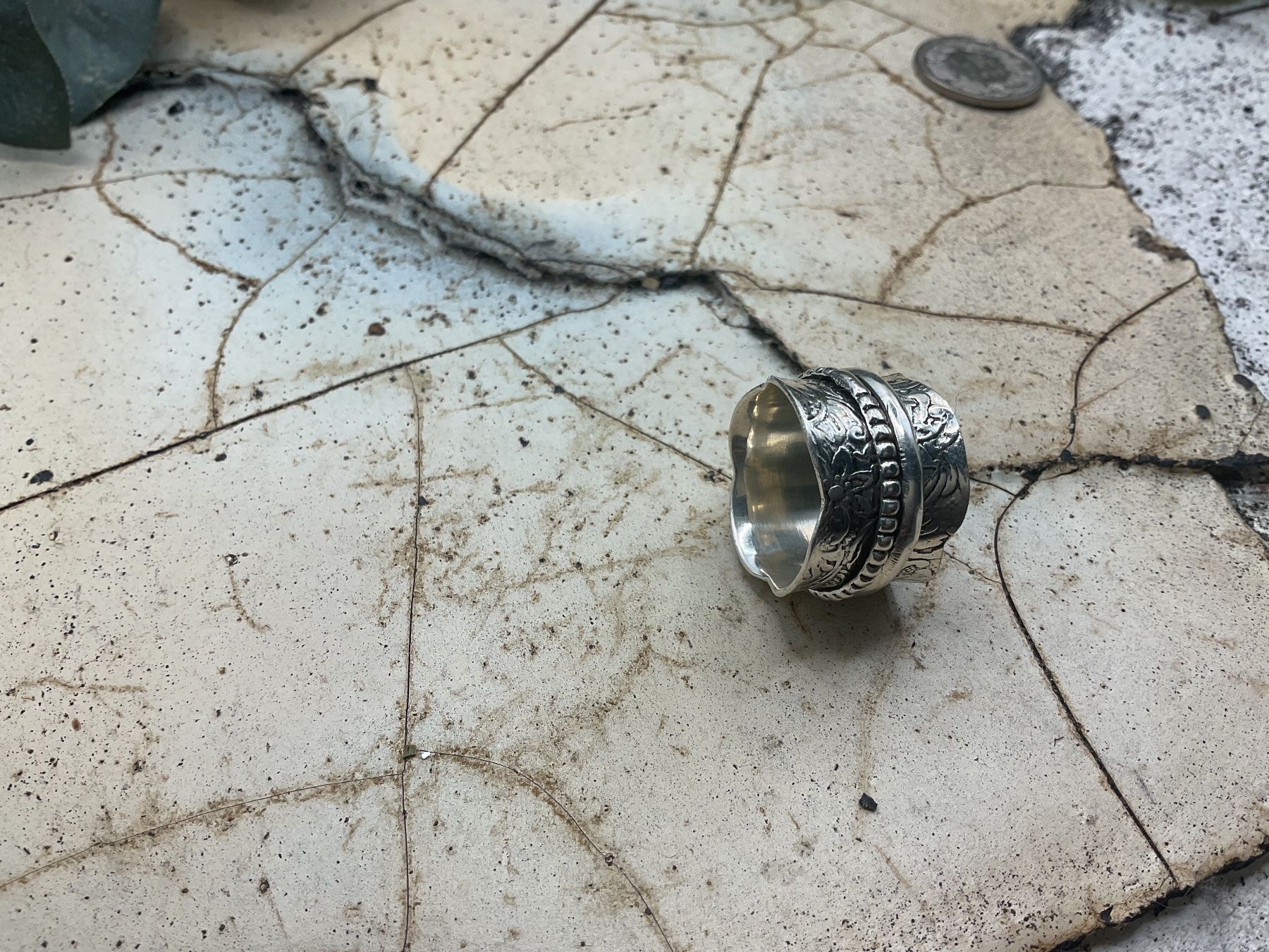 Ringe: Meditations- oder Spinnerring Sterlingsilber, Gr.54 – Neu (gemäss Beschreibung) aus Luzern von S.Kern01 3