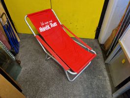 Liegestuhl aus Aluminium zerlegbar