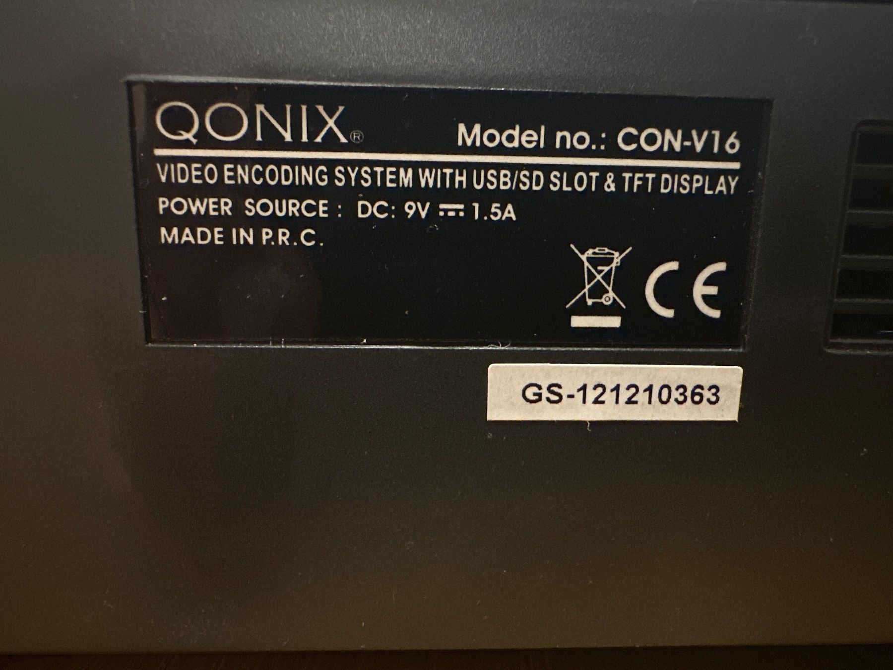 Registratori: QONIX Video Encoder System CON-V16 - Top Zustand! – Nuovo (secondo la descrizione) da affoltern am albis venduto da bakee 2