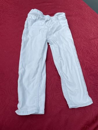 Mädchen Jeggings 3/4 Capri Hose 128
