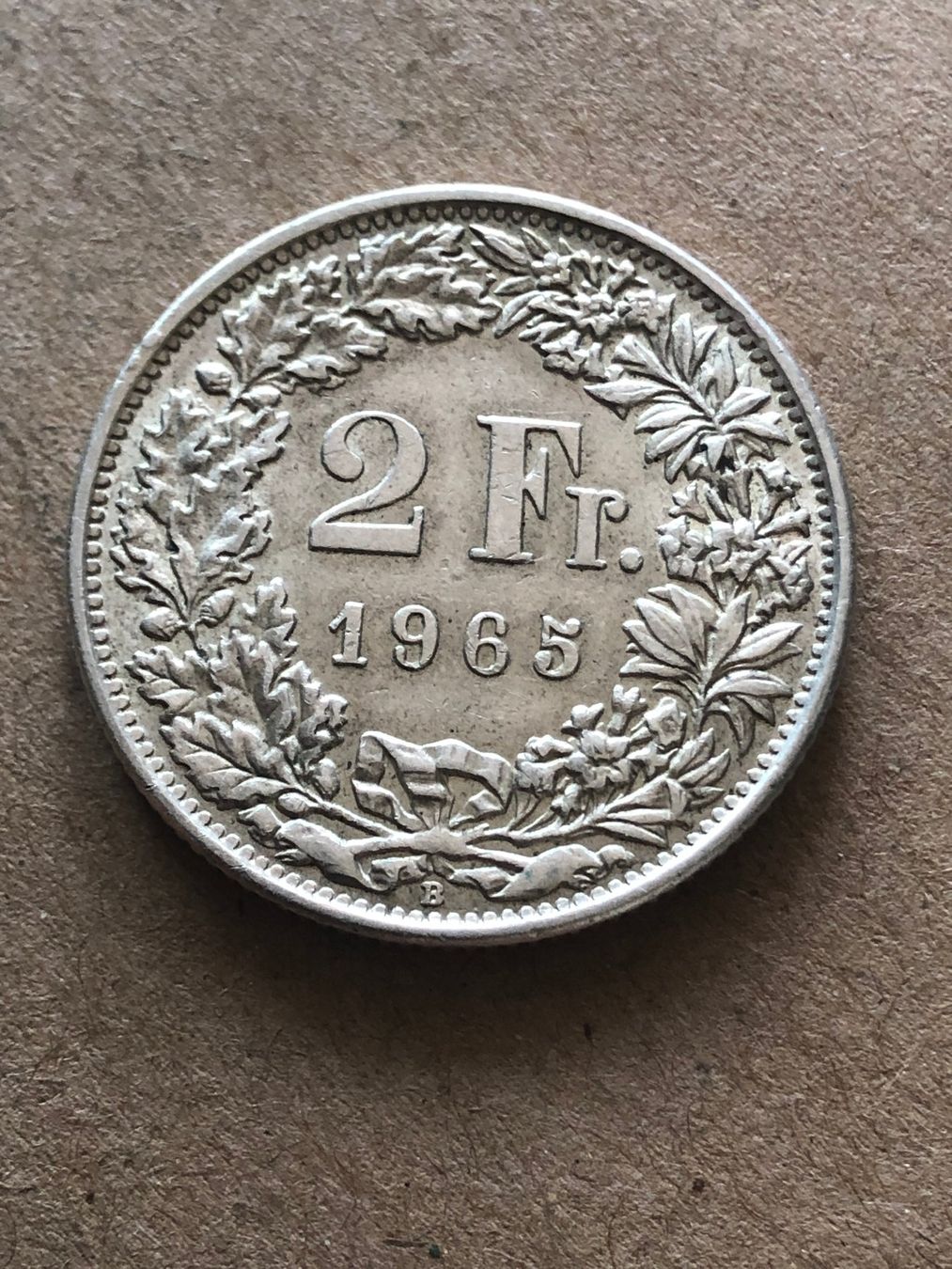 Alle Münzen: 2 Fr. 1965 – Gebraucht aus Schötz von Odpa