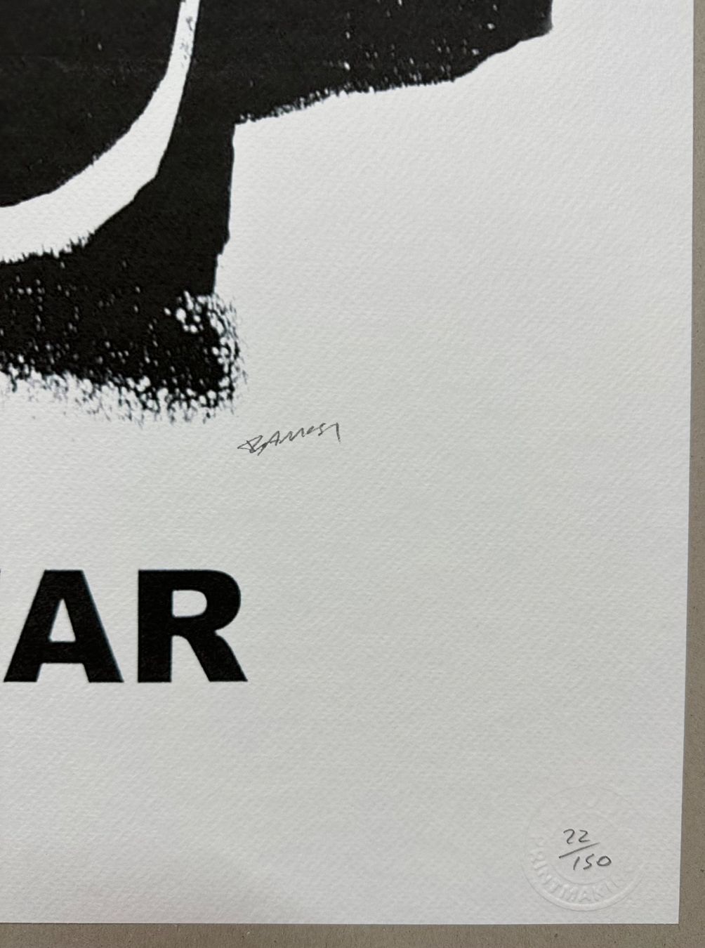 Poster & Bilder: Banksy: Wrong War, Street Art,  XL-Version 22/150 – Neu (gemäss Beschreibung) aus Meilen von Smgdesign 2