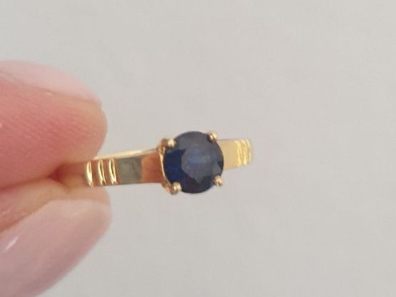 Anelli: Gold 14K,avec pierre saphir – Usato da Fribourg venduto da mal_8zjh 1