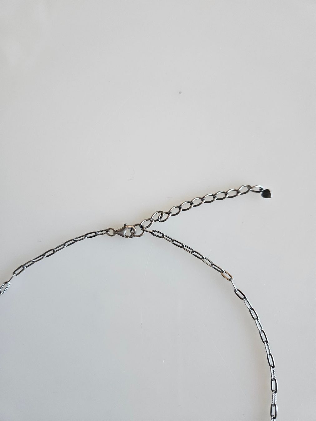 Catenine: Silber Kette mit schwarzem Onyx – Nuovo (secondo la descrizione) da Winterthur venduto da ste_tcx5 3