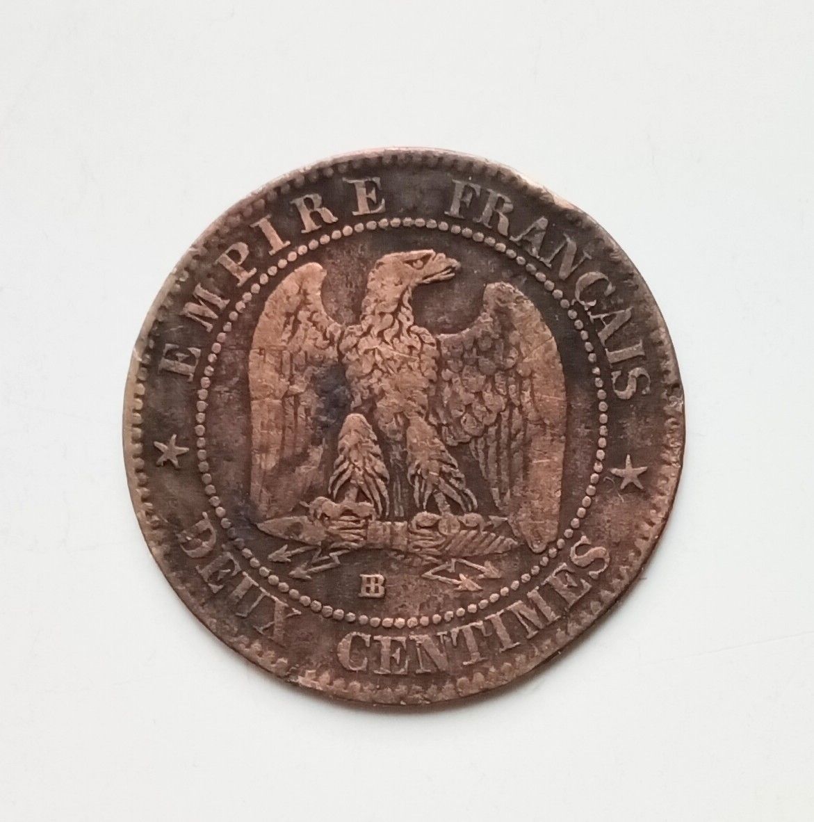 Toutes les monnaies: Frankreich DEUX CENTIMES 1855 – D'occasion à Feldbach par carlotta111