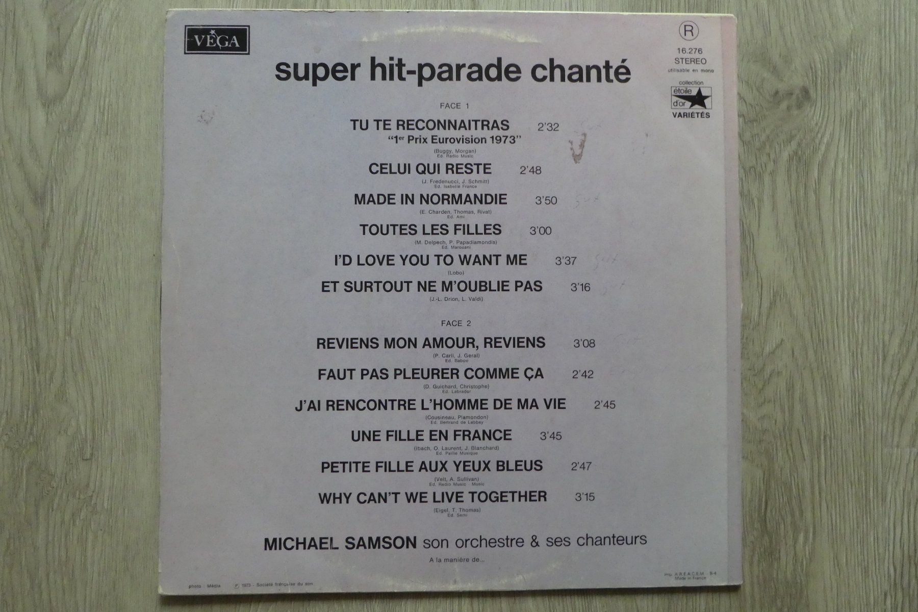 Vinyles: Super hit parade chanté LP. – D'occasion à Andelfingen par Annegret06 1