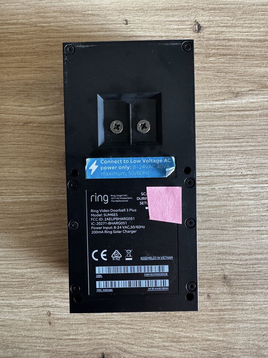 Videocamere: Ring Video Doorbell 3 Plus mit Akku – Usato da Pleigne venduto da paulsellitonline 1