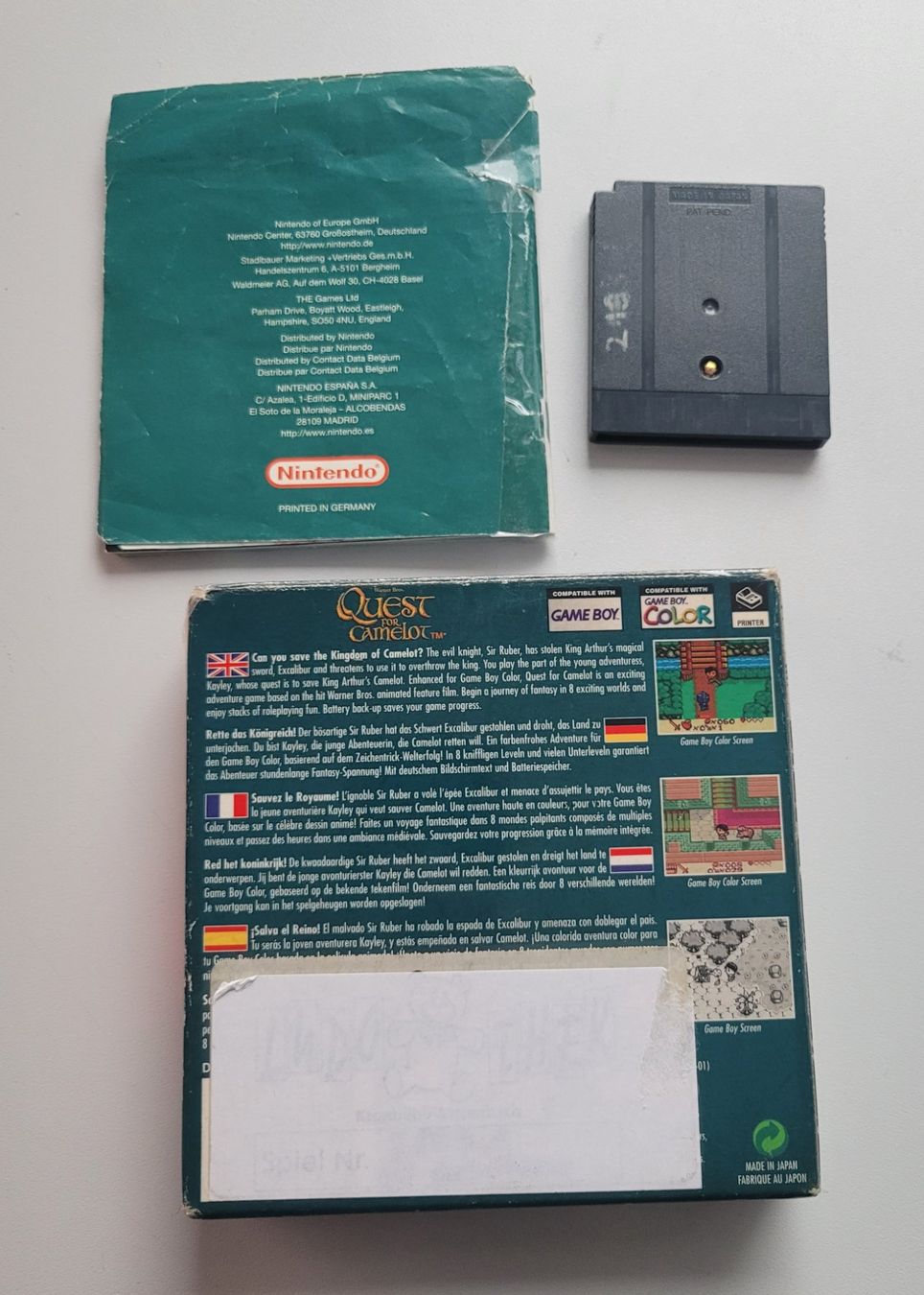 Giochi: Quest for Camelot / GAME BOY Color – Usato da Uezwil venduto da -Retrogames- 1