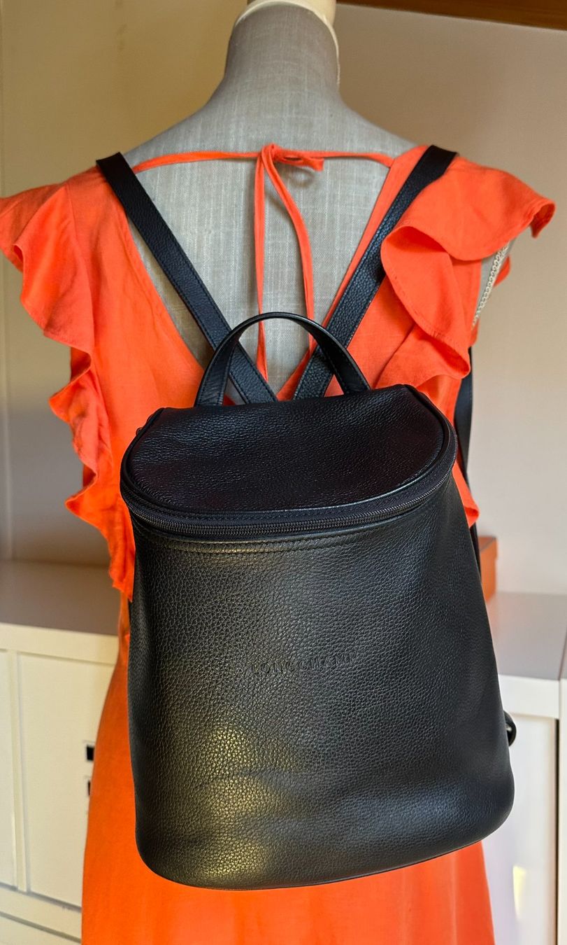 Longchamp Zaini: Longchamp sac à dos noir, taille S – Usato da Bernex venduto da euma1976 1