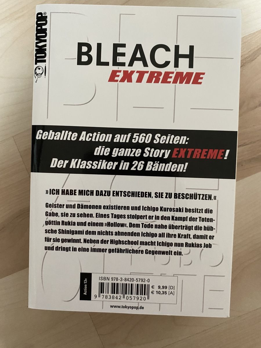 Fumetti: Action Manga Bleach Extreme 1 – Nuovo (secondo la descrizione) da Neftenbach venduto da ctbvm 1