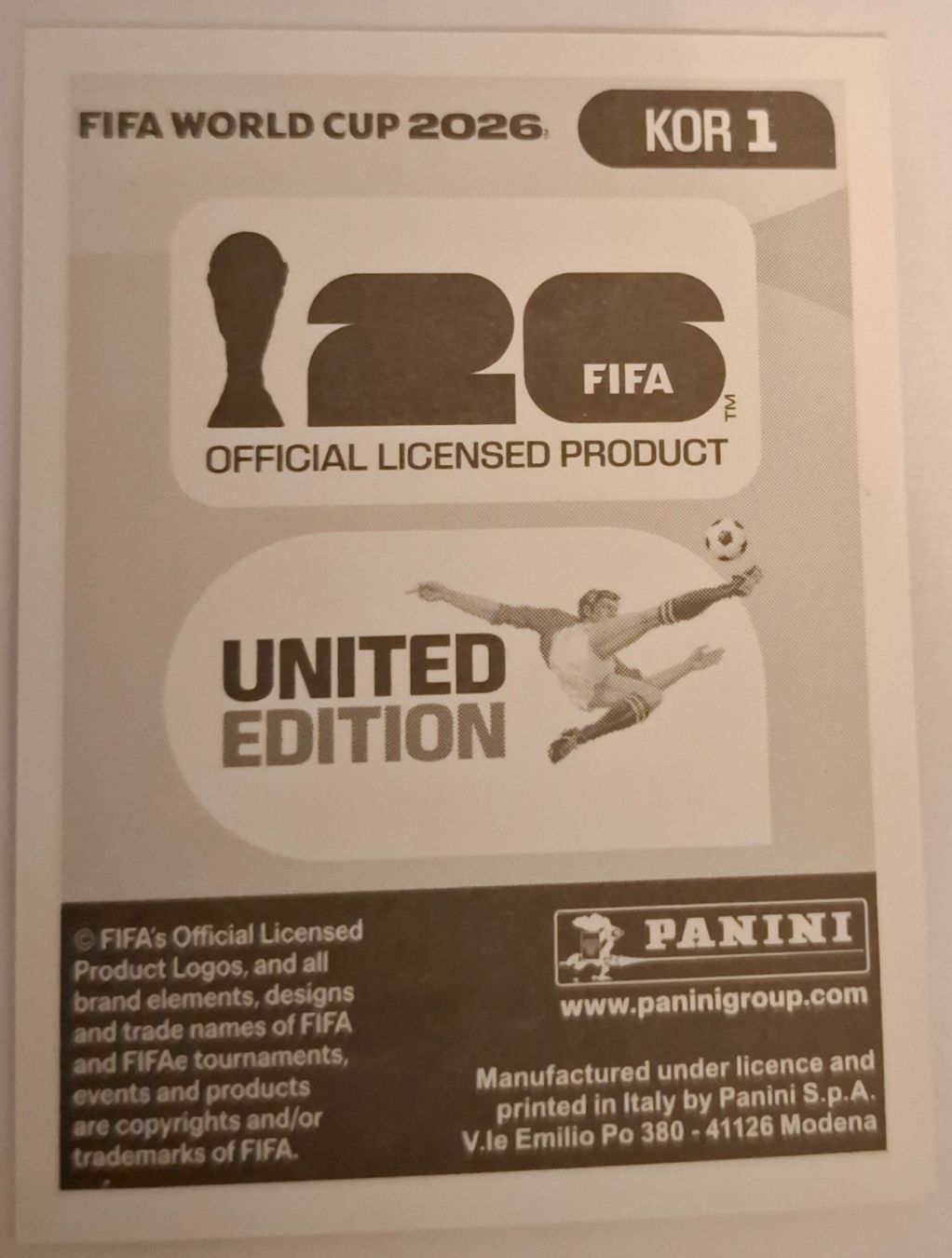 Panini Carte collezionabili: WM 2026 Paninibild Nr. KOR 1 – Nuovo (secondo la descrizione) da Rotkreuz venduto da keerthdi 1