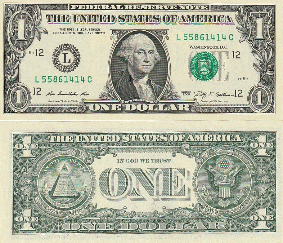 Banconote: 1 Dollar 2009 unz bankfrisch – Usato da Gelterkinden venduto da Cakir