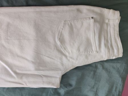Essentials by Tchibo White Denim Wide Leg Jeans EU44