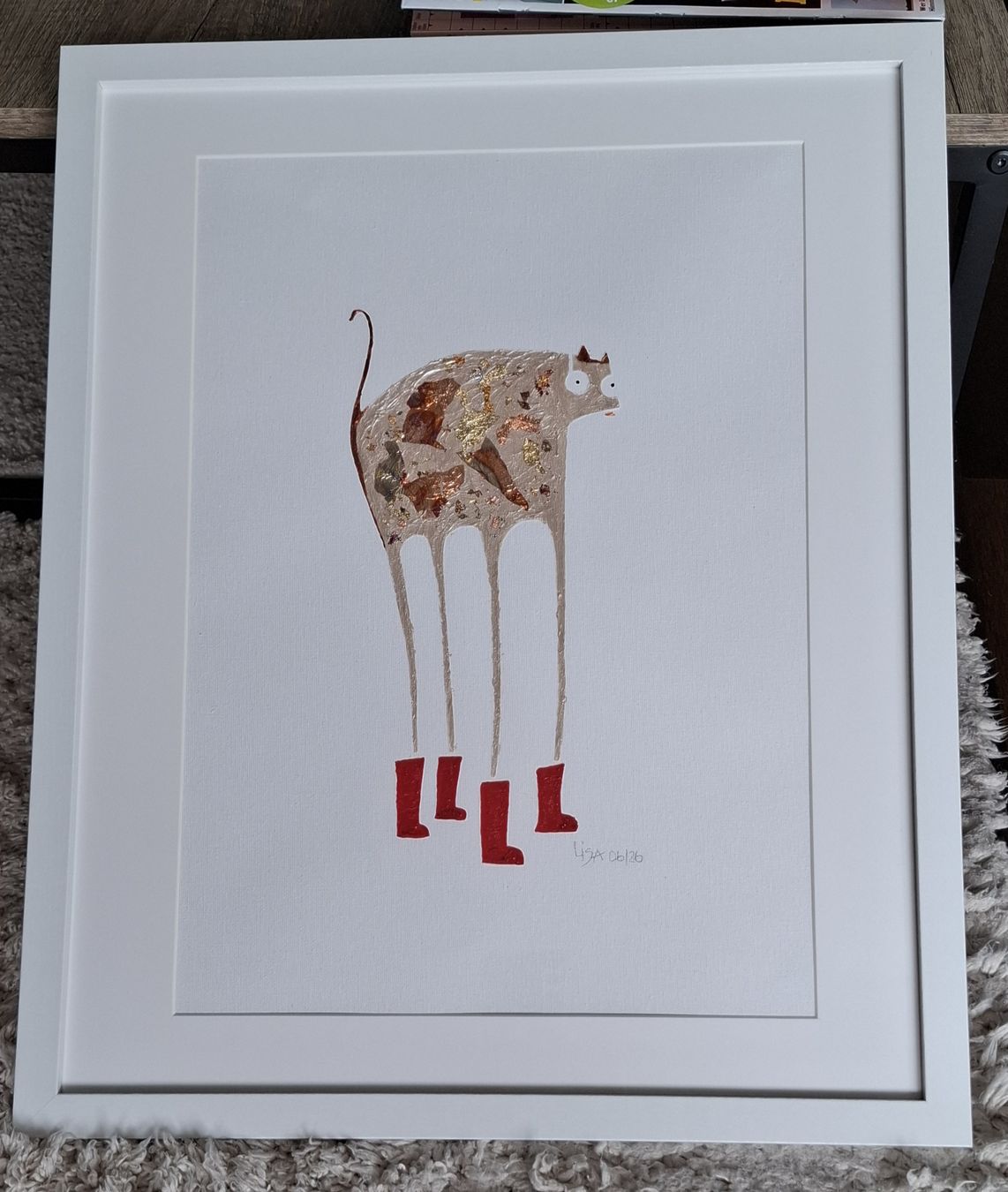 Gemälde: Gemälde Edelkatze – Neu (gemäss Beschreibung) aus Heimberg von lisari01