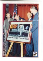 Block "Apollo 11". Antigua und Barbuda.