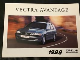 Opel Vectra Avantgarde Verkaufsprospekt 4 Seiten 1999